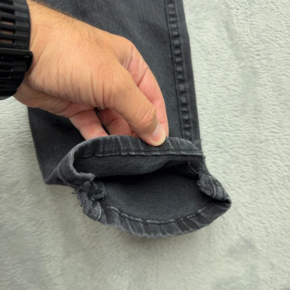 Levis Jeans Mens 30x32 Gray 511 Slim Fit WaterLess Charcoal Denim Pants